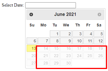 jquery datepicker setdate does not set correctly